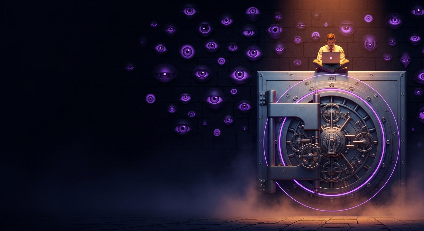 Privacidad y soberanía de datos — bóveda corporativa protegida